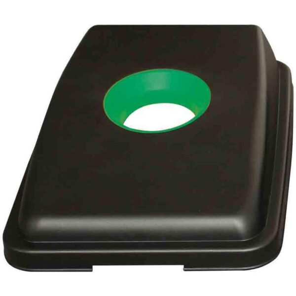 Holed Lid GREEN for Bison 60L Recycling Bin