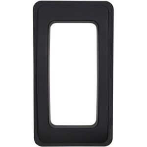 105208-BK Wall Hugger Open Top Bin Lid - Black