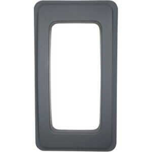 105208-GY Wall Hugger Open Top Bin Lid - Grey