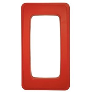 105208-RD Wall Hugger Open Top Bin Lid - Red