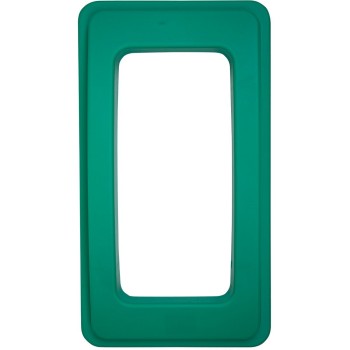 Wall Hugger Open Top Bin Lid - Teal
