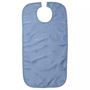 Dignifed clothing protector with snaps, 46x92cm - Blue