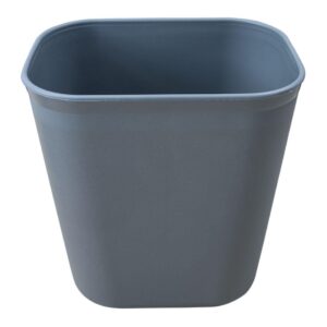 1358-GY 12L Plastic Waste Basket - Grey