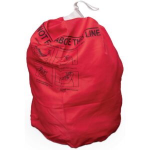 Durable Polyester SafeLoop Laundry Bag - RED
