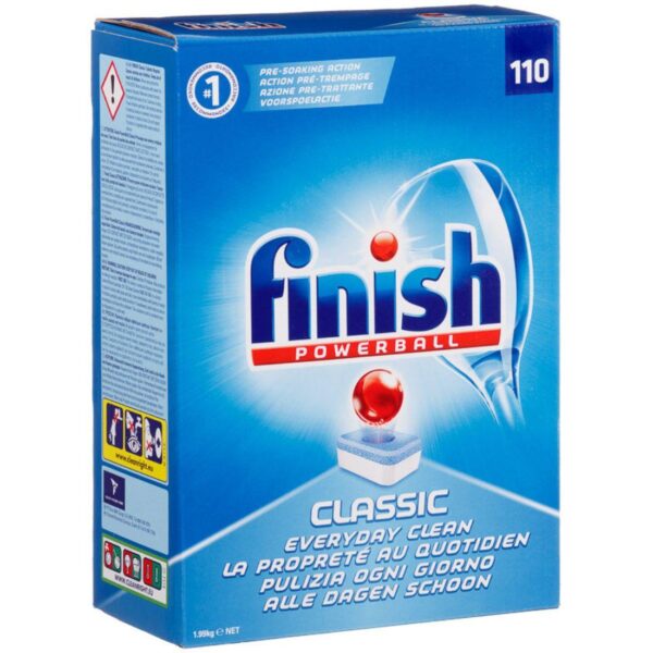 300-5825 FINISH Powerball Dishwasher Tablets (1x110)
