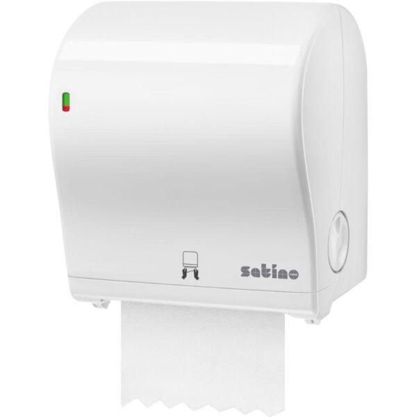 331520-WH Satino PT1 - Midi - MHF Roll Towel Dispenser - White
