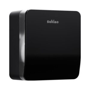 Satino JT1 Mini Jumbo Toilet Roll Dispenser - Black