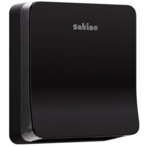 Satino PT2 Slim Z-Fold / W-Fold Hand Towel Dispenser STD - Black