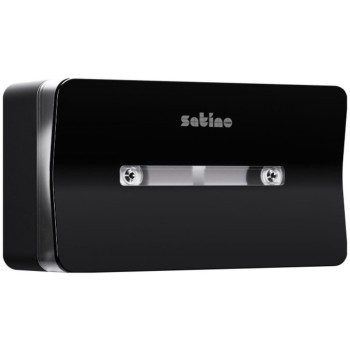 333415-BK Satino CF2 Double C-Feed Toilet Roll Dispenser - Black