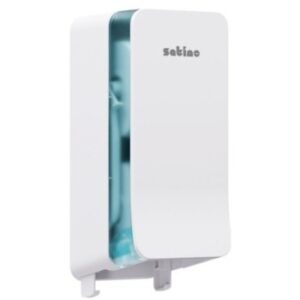 333422-WH Satino JT3 System Twin Toilet Roll Dispenser - White