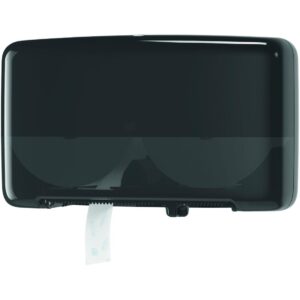 555508-BK Elevations (T2) Mini Jumbo Double T/Roll Dispenser - Black