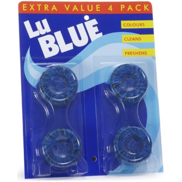 LU BLU Toilet Cistern Blocks 50g (1x4)
