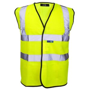 59-005-YL-XL HI-VIS WAISTCOATYELLOW - XL