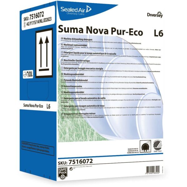 Diversey Suma Nova L6 Safepack Dishwash Detergent 10L