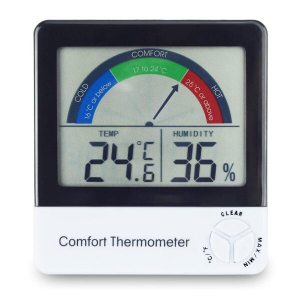 810-130 Digital Room Temperature Thermometer / Hygrometer / Humidity Meter