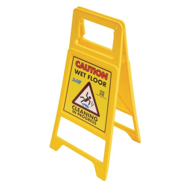 993057 Yellow Safety Floor Sign 'Caution Wet Floor'