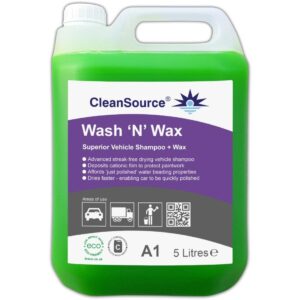 A1.5L CleanSource® WASH N WAX Vehicle Shampoo -5L