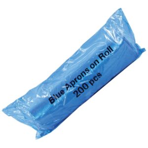 A1B-ROLL200 Premium (16mu) BLUE Aprons on a Roll (27x42") (Roll 200)