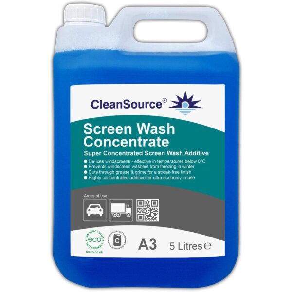 A3.5L CleanSource® SCREENWASH CONCENTRATE -5L