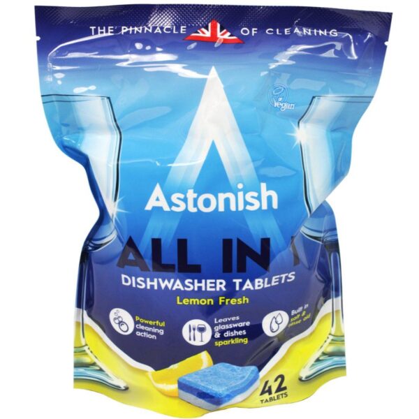 Astonish All in 1 Dishwasher Tablets (Pack 42)