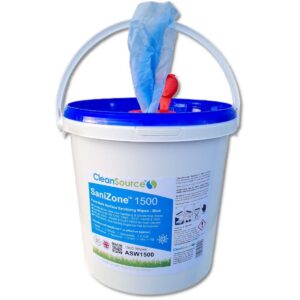 ASW1500 Anti-Bac Food-Safe Surface Wipes Blue 18gsm (1x1500)