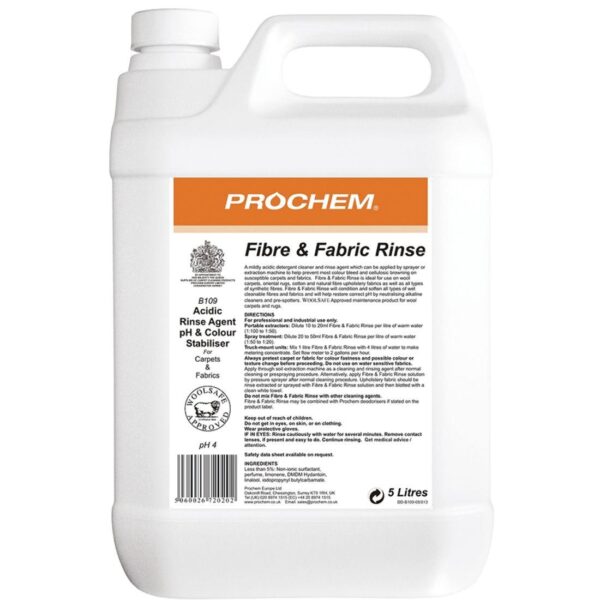 B109-05 Prochem FIBRE & FABRIC RINSE -5L
