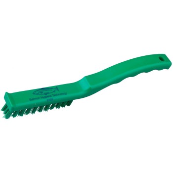 225mm Stiff Detail Brush - Green