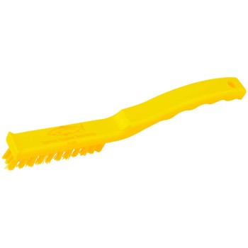 225mm Stiff Detail Brush - Yellow