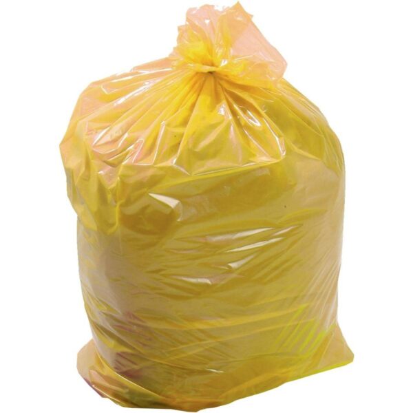 BCOLY envirosack® 18x29x39" 90L 15Kg Heavy Duty Refuse Sacks - YELLOW (1x200)
