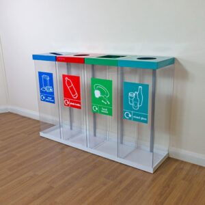 Enviropal Box Cycle QUAD Recycing Bin 240L (4x60L)