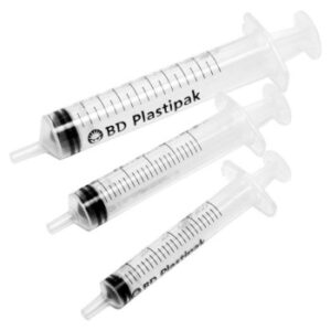 50ml BD PlastiPak Three-Piece Hypodermic Syringes - Luer Slip - Box 60