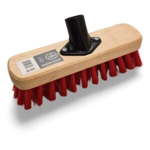 BRV18 225mm Deck Scrub Red PVC c/w socket