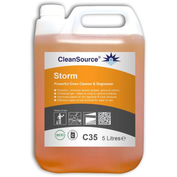 CleanSource® STORM Heavy Duty Oven / Food Plant Cleaner -5L