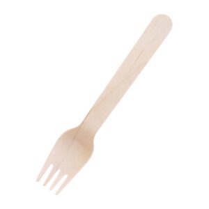 Compostable Wooden Forks (Pack of 100) (1x100)
