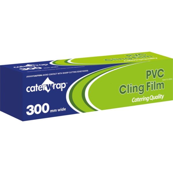 CLING30 12"/30cm x 300m PVC Clingfilm Cutterbox