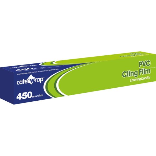 CLING45 18"/45cm x 300m PVC Clingfilm Cutterbox