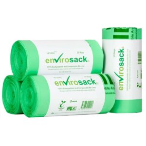 envirosack® Compostable Bin Liners (10L) 240x450x450mm (Roll of 26) x 40 (1x1040)