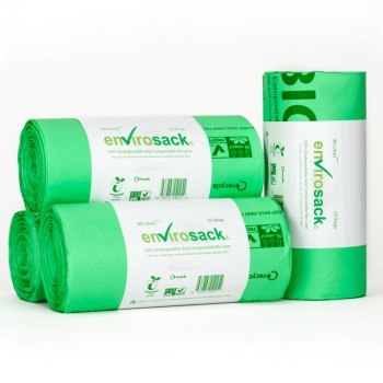 COMCBL30L envirosack® Compostable Bin Liners (30L) 300x565x630mm (Roll of 26) x20 (1x520)