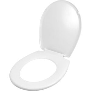 Commercial White Thermoplastic Toilet Seat With Fittings