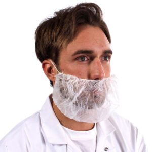 White Disposable Beard Snoods (1x1000)