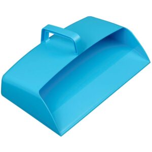 DP3BL 12" Enclosed Plastic Dustpan - Blue