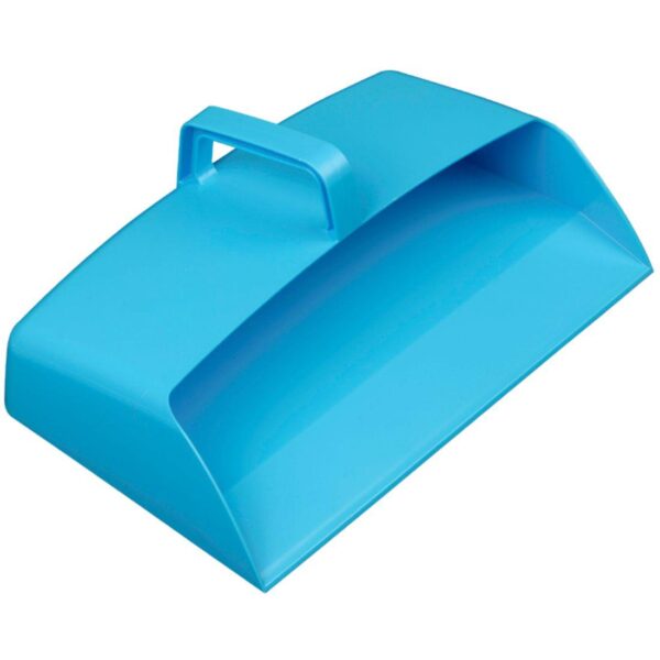 DP3BL 12" Enclosed Plastic Dustpan - Blue