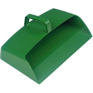 DP3GN 12" Enclosed Plastic Dustpan - Green