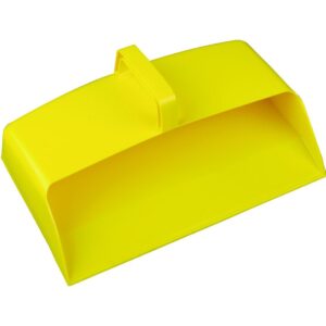 DP3YL 12" Enclosed Plastic Dustpan - Yellow