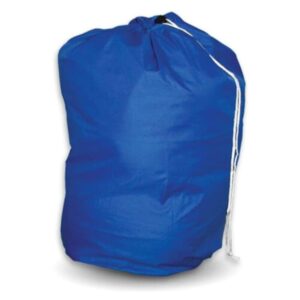 Durable Polyester Drawstring Laundry Bag - BLUE