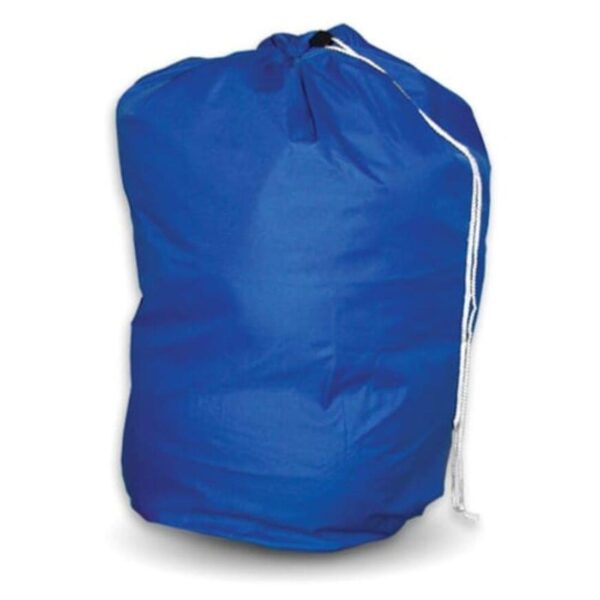 Durable Polyester Drawstring Laundry Bag - BLUE