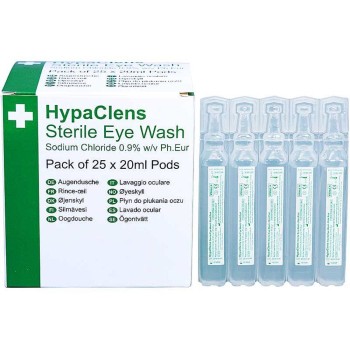 HypaClens Sterile Eye Wash Pods - 25 x 20ml Pods