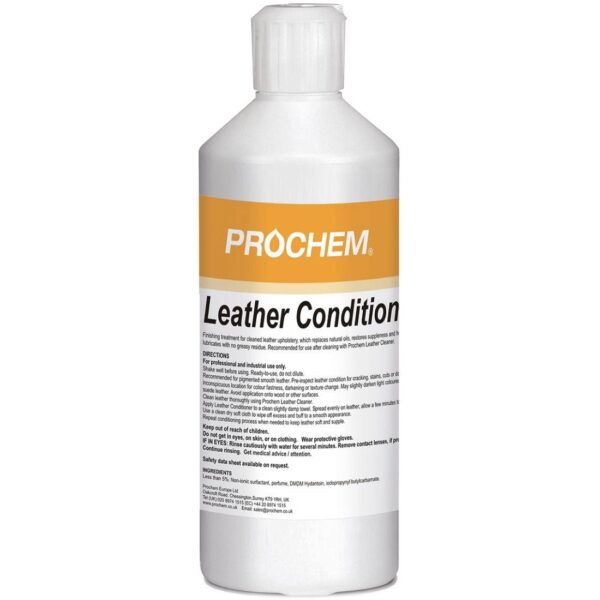 E675-01 Prochem LEATHER CONDITIONER Cream - 500ml