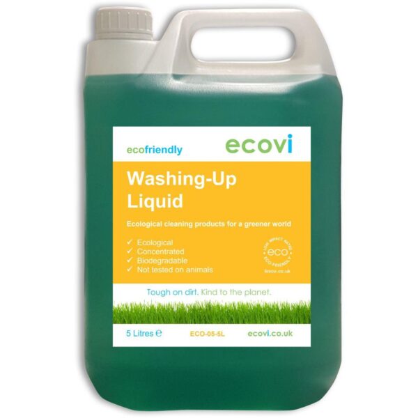 ECO-05-5L ecovi® Eco-Friendly Washing-Up Liquid - 5L