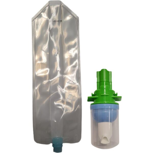 EPSET-1L-LIQUID ecovi® 1L Empty Bag + 0.6ml LIQUID Pump (Green+Blue) (C3141 + P0760)